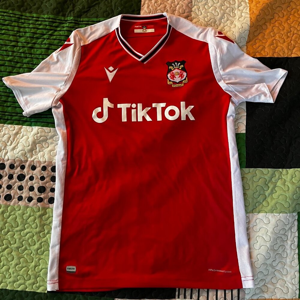 Wrexham AFC 2021-2022 Macron Home Jersey (featured in Welcome to Wrexham)